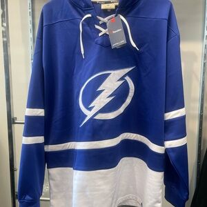 Fanatics Royal Blue and White Hockey Jersey